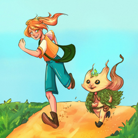 Саша со своим другом