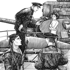 Иллюстрация к повести Виктора Богданова "Приключение, которого не было"