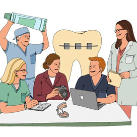 Врачи _медицинская иллюстрация