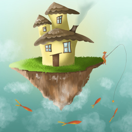 Остров в облаках