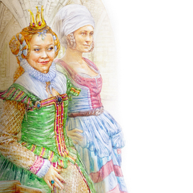 Принцесса Уэнни (полуполосная иллюстрация)