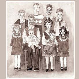 Старое семейное фото