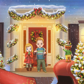 Волшебство на крыльце