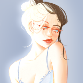 нежная иллюстрация со светом