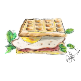 Вафля вафелька