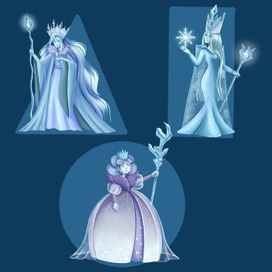 Стилизация Снежной Королевы