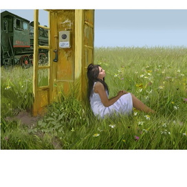 Иллюстрация к роману "Свободный полет по железной дороге"