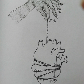 На веревочке