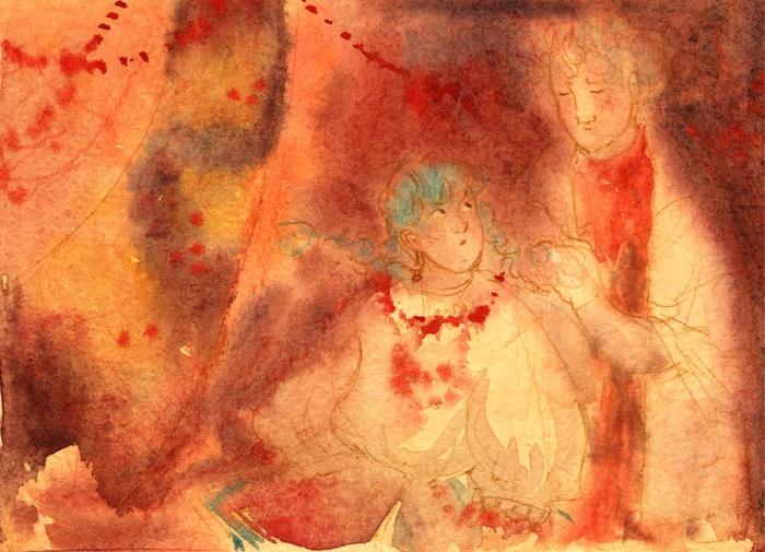 Мальвина и Арлекин.