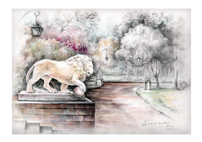 Зарисовки на Елагином острове