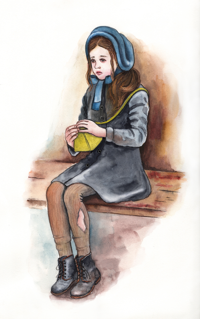 Валентинка из повести "Девочка из города"