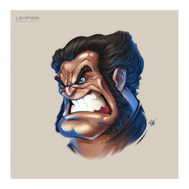Cartoon Wolverine