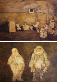 Эскизы к мультфильму.Квартет для двух солистов.