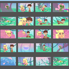 Сборка зафиналенных фонов для мультсериала "Шушумагия"