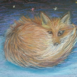 Лисичка на снегу