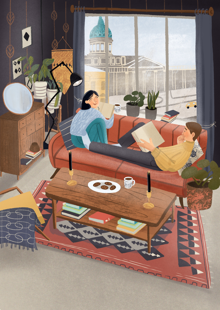 Иллюстрация для открытки