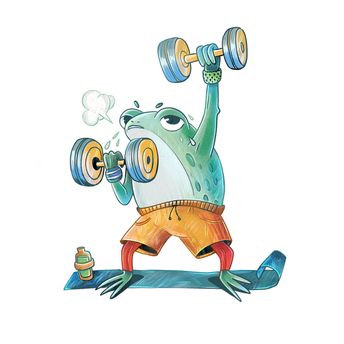 Жаба на спорте