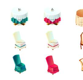 Мебель для социальной игры.