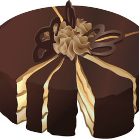 Тортик в векторе