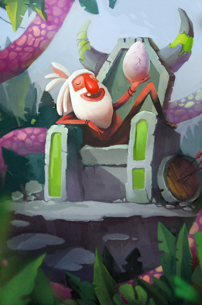 Вождь красноносых. Карта для игры "Имаджинариум". Выпуск 6