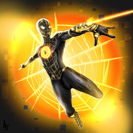 Человек-паук в черном