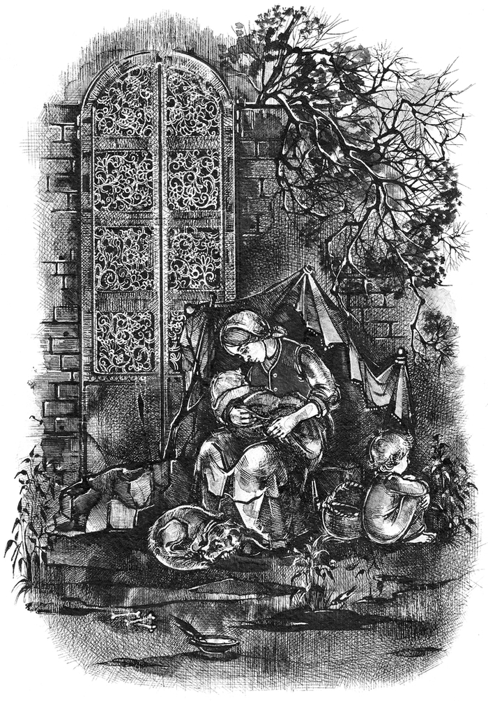 У закрытых ворот...