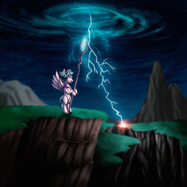 Пони с жезлом