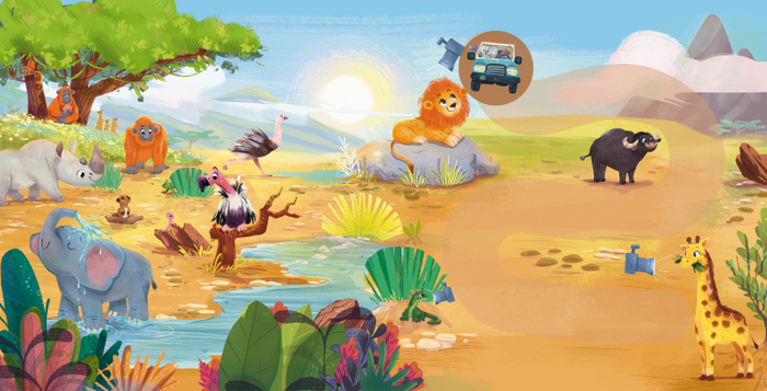 Разворот книжки для издательства "Счастье внутри!