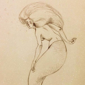 Русалка застигнутая врасплох