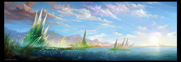 Колючий пейзаж