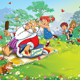 "Дед Мороз и лето" для "Азбукварик Групп"