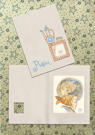 Зодиак.Рыбы.продолжение открыточной серии