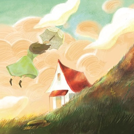 Детская иллюстрация. Разворот.