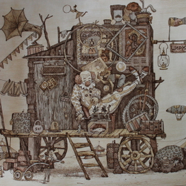 "Отдых",2013 год.(42-37 см)