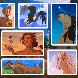 Стикерпак Спирит 