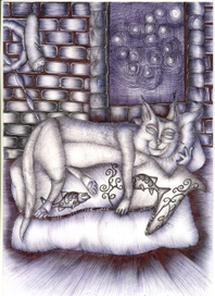 Шариковая ручка .