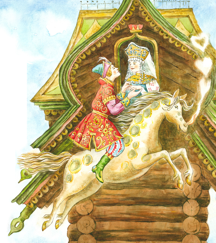 К русской сказке. Сивка-бурка