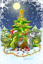 Новогодняя открытка