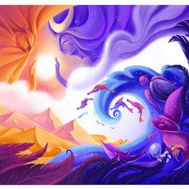 Солнце и луна