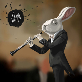 Кролик - гобоист