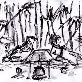 Мальчик и барсук