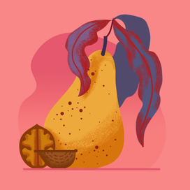 грушка с веснушками