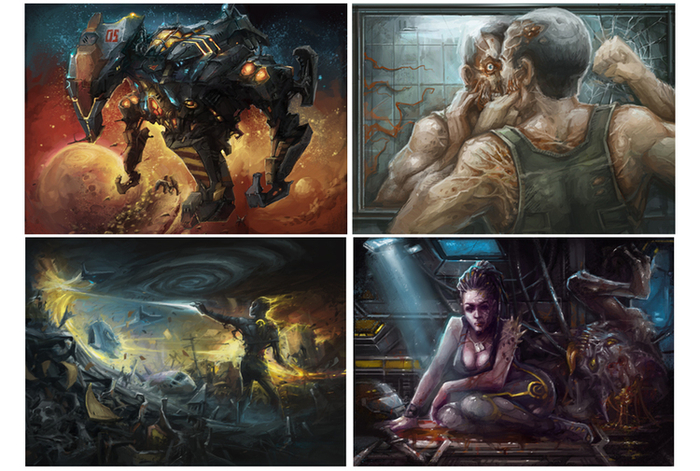 Набор карт для проекта "Star Crusade CCG"