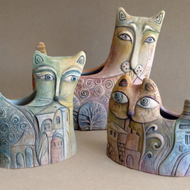 Коты вазы