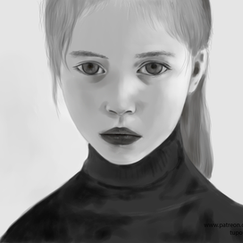 Хмурая девчуля