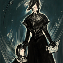 На катке. Модерн