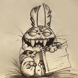 Смеющийся монстрик 