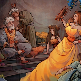 Иллюстрация к золотой антилопа 