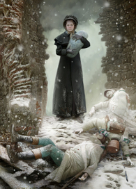 Полосная иллюстрация к рассказу "Кормилица"