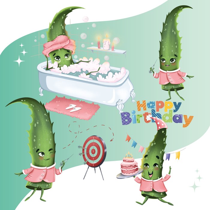 Разработка персонажа для бренда косметики